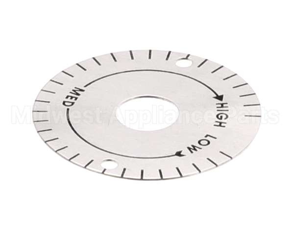00-046496 Hobart Plate, Dial
