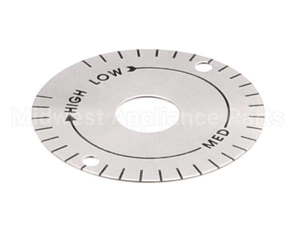00-046496 Hobart Plate, Dial