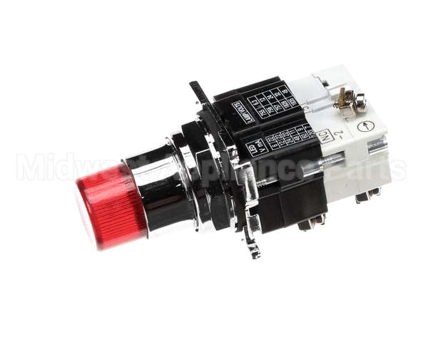 00-316223 Somat Push Button Assy, Lighted, Red