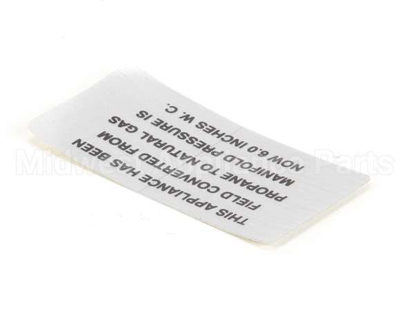 00-421727-00006 Vulcan Hart Plate,Propane To Natural Gas