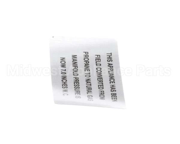 00-421727-00007 Vulcan Hart Plate,Propane To Natural Gas