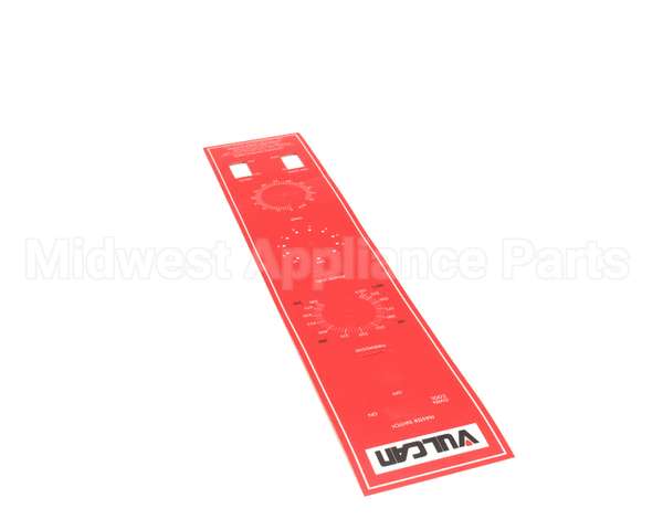 00-421790-00001 Vulcan Hart Overlay,Control Panel Sg4D