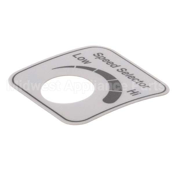 00-478265 Compatible Midwest Appliance Parts Label, Speed Select (Domestic)