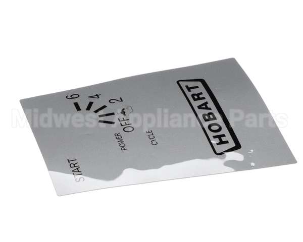 00-811835 Hobart Label,Control Panel Logo