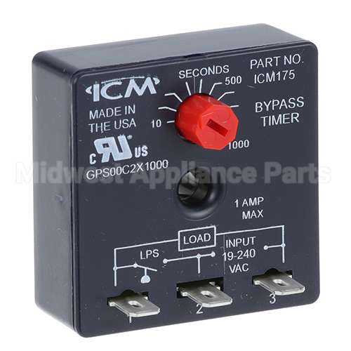 00-855661-00001 Compatible Vulcan Time Delay Relay
