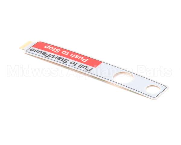 00-873623 Hobart Label,Start/Pause,Stop