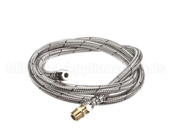00-893444-00002 Hobart Hose,Water,Braided,Sst 1/2X84