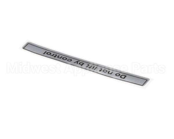 00-916957-00050 Hobart Label, Slicer Lifting Message