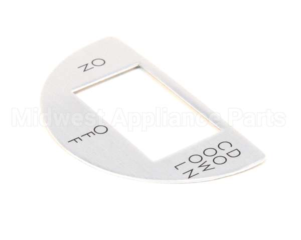 00-957609-00001 Vulcan Hart Label, On-Off Cool Down