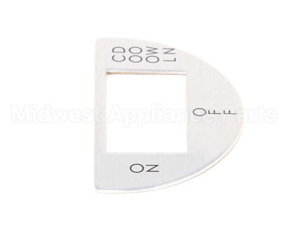 00-957609-00001 Vulcan Hart Label, On-Off Cool Down