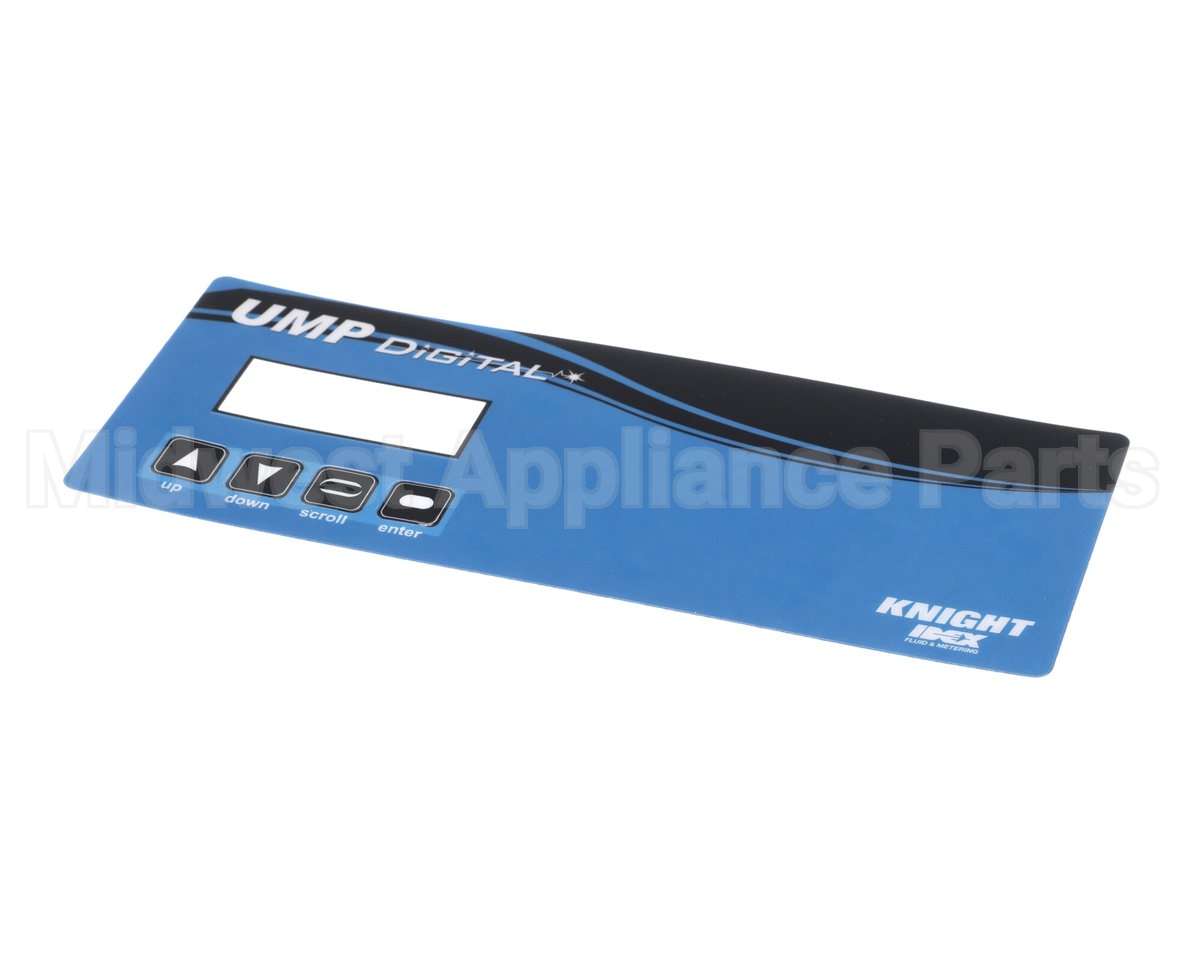 00-975322-00020 Hobart Overlay, Cover, Push Button, 3 Pump