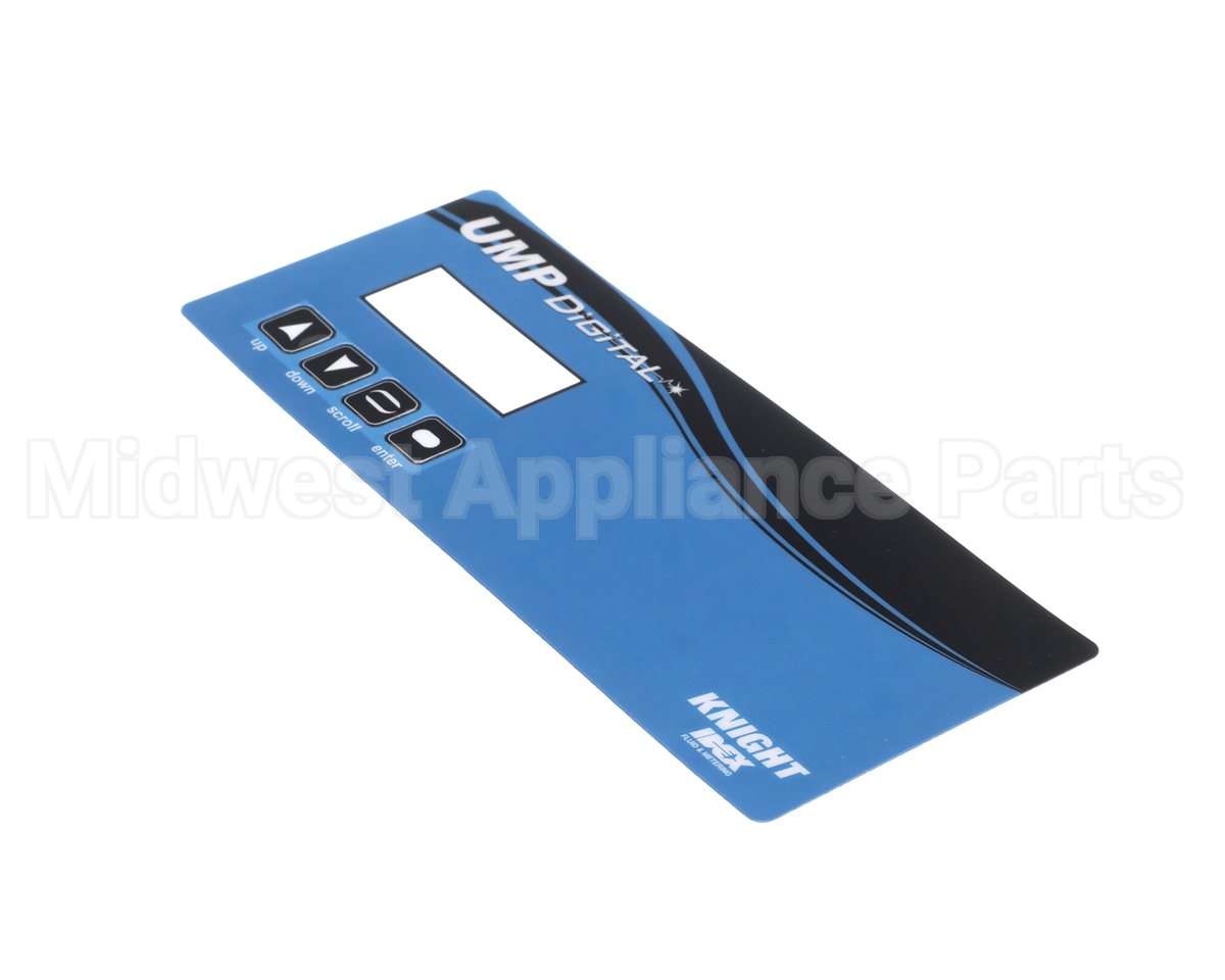 00-975322-00020 Hobart Overlay, Cover, Push Button, 3 Pump
