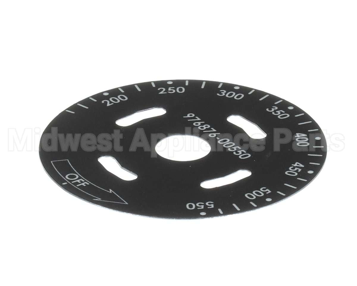00-976876-00550 Vulcan Hart Temp Dial 550F