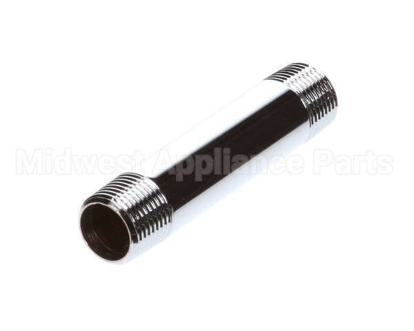 000358-40 T&S Brass Nipple / Riser, 3/8 Npt X 3 Long, Chrome