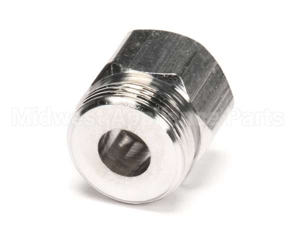 000729-40 T&S Brass Hose Inlet Nut, Chrome-Plated Brass