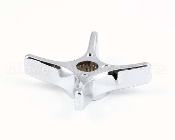 002521-45 T&S Brass 4-Arm Kitchen Handle, Chrome-Plated