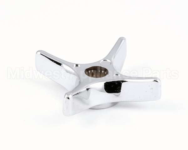 002521-45 T&S Brass 4-Arm Kitchen Handle, Chrome-Plated