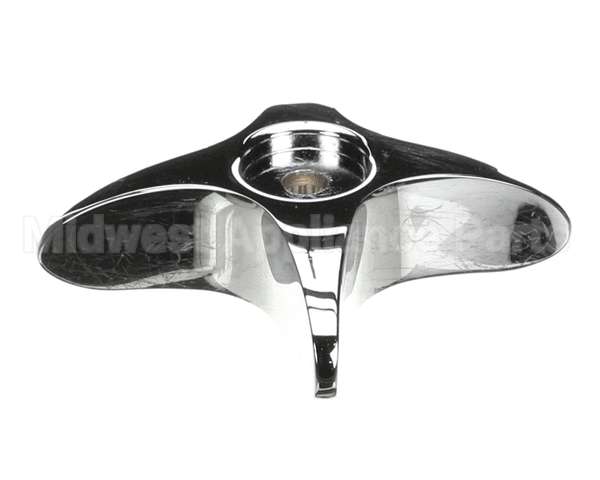 002521-45NS T&S Brass 4-Arm Kitchen Handle, Chrome-Plated