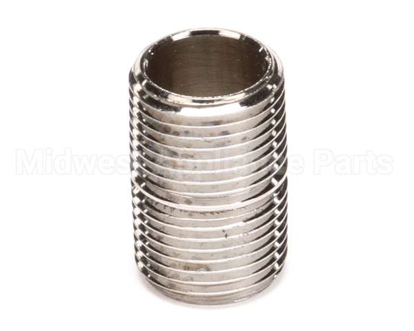 002535-25 T&S Brass 3/8 Npt Close Nipple (Chrome Plated)