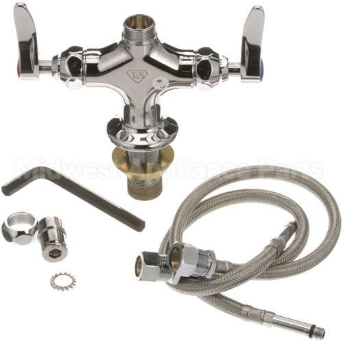 002824-40 Compatible TS Brass Faucet, Deck Mount - Pre-Rinse