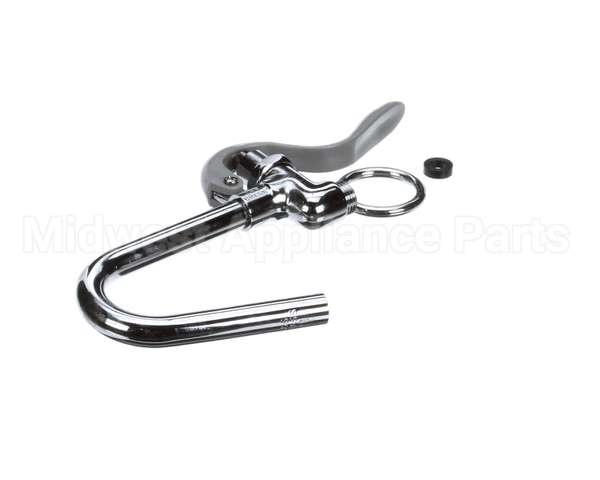 002851-40 T&S Brass Hook Nozzle And Self-Closing Valve (Gray