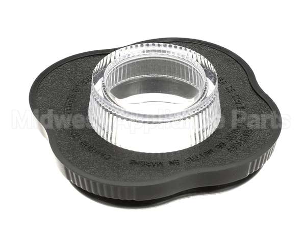 004315 Waring 2 Pc. Clover Leaf Lid /Black