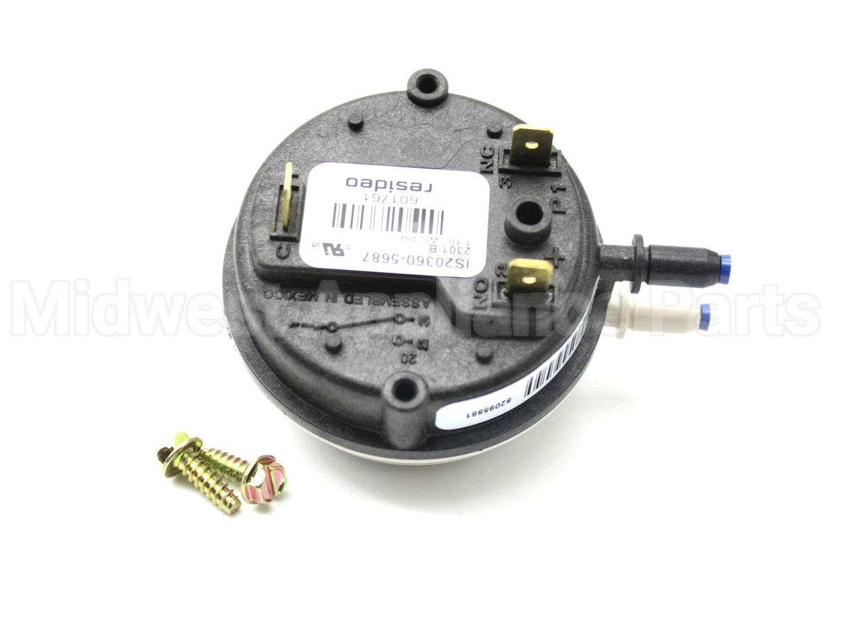 008171F Raypak Blw Press Switch N/O 1.10"Wc