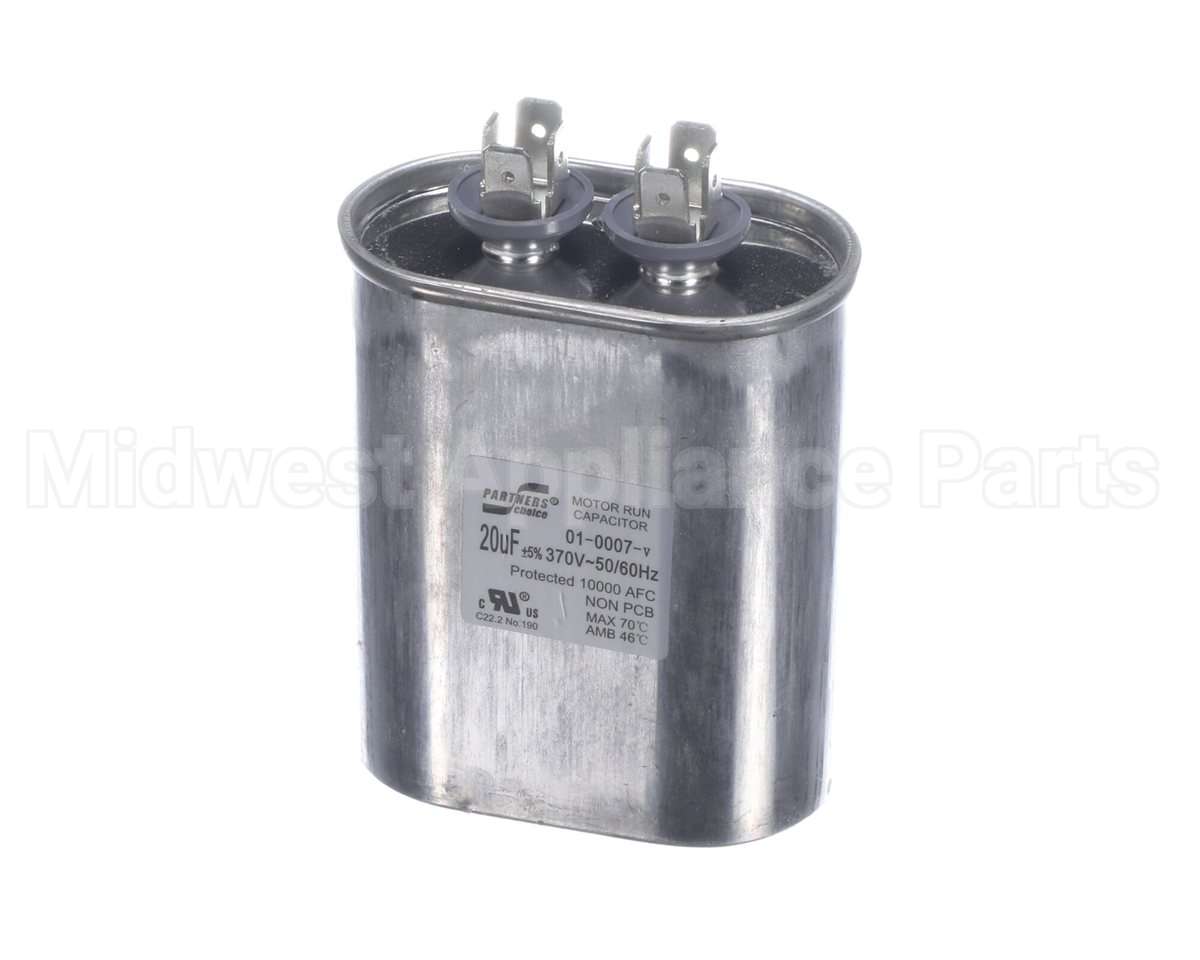 01-0007 Nortek Run Cap,Oval,370V,20Uf