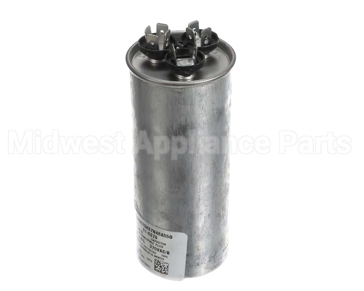 01-0279 Nortek Run Cap,Dual Round,370V,7.5+80Uf