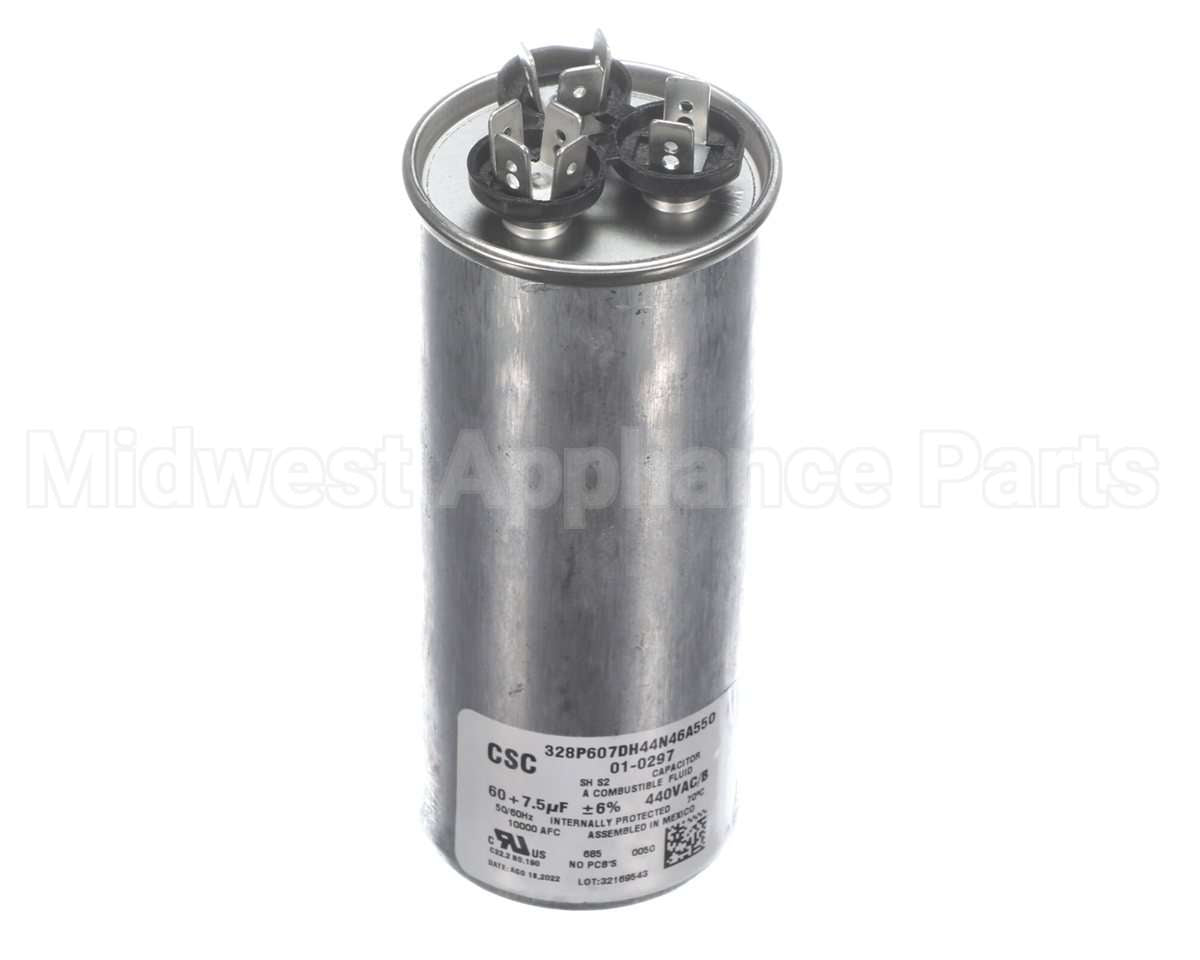 01-0297 Nortek Run Cap,Dual Round,440V,7.5+60Uf