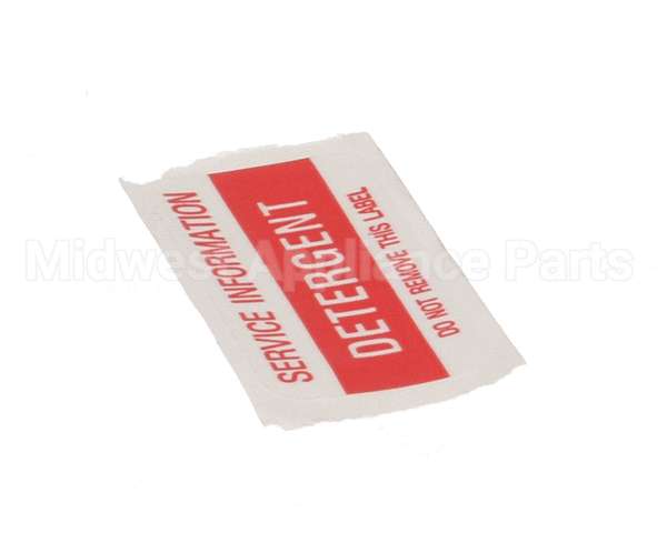 01000485 Glastender Decal, .75X1.877, Detergent