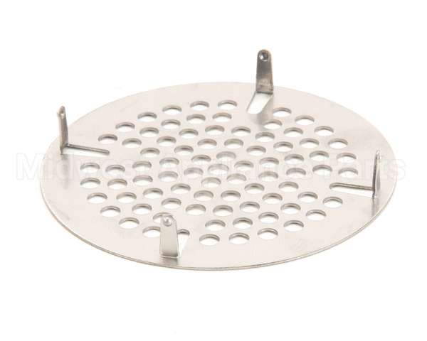 010386-45 T&S Brass 3-1/2 Flat Strainer, Stainless Steel