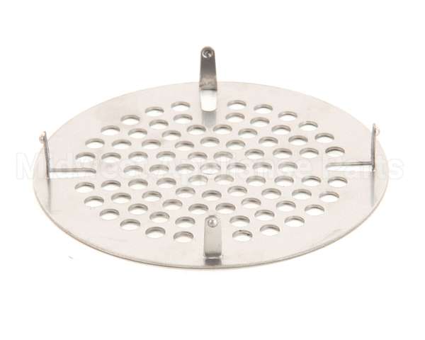 010386-45 T&S Brass 3-1/2 Flat Strainer, Stainless Steel