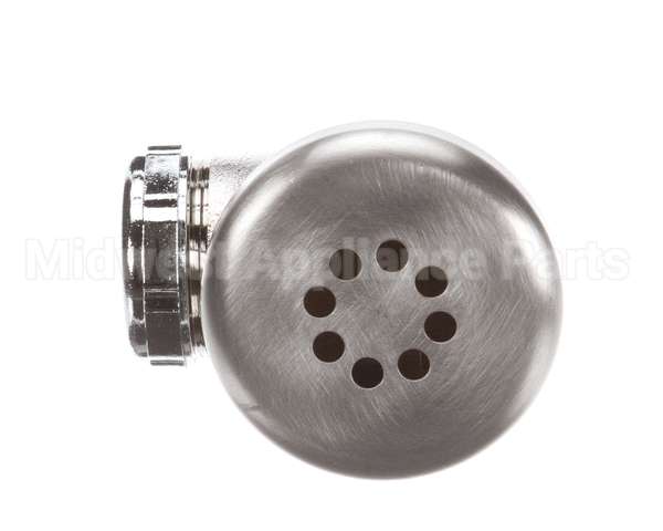 011356-45 T&S Brass Overflow Head Assembly, Chrome-Plated Br