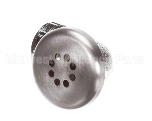 011356-45 T&S Brass Overflow Head Assembly, Chrome-Plated Br