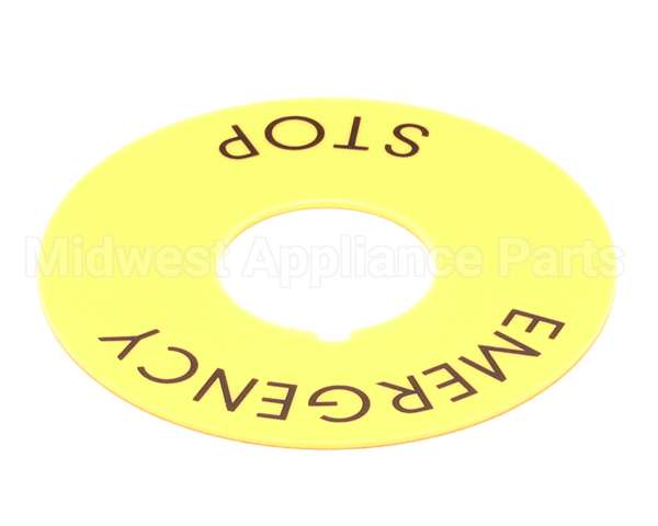 0121038 Meiko Adhesive Plate Schrifteinlage