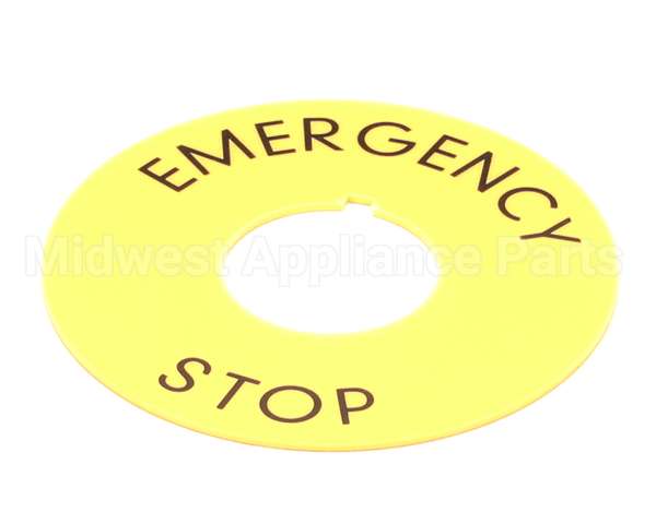 0121038 Meiko Adhesive Plate Schrifteinlage