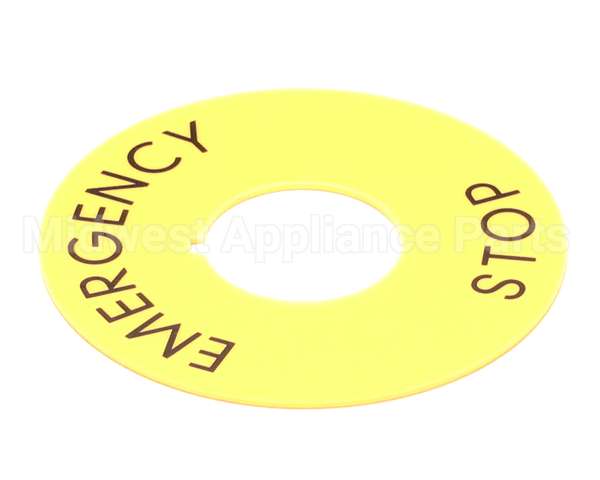 0121038 Meiko Adhesive Plate Schrifteinlage