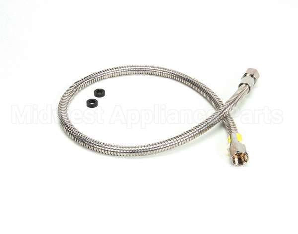 013E-36H T&S Brass Flexible Stainless Steel Hose, 36 Length