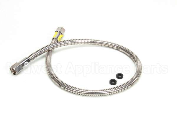 013E-36H T&S Brass Flexible Stainless Steel Hose, 36 Length