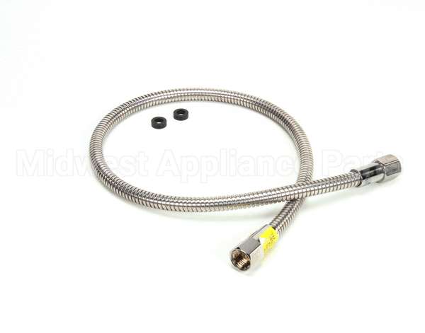 013E-36H T&S Brass Flexible Stainless Steel Hose, 36 Length