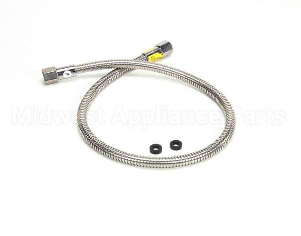 013E-36H T&S Brass Flexible Stainless Steel Hose, 36 Length