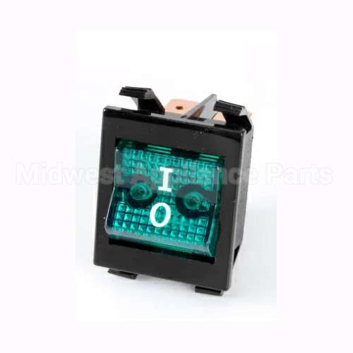 02-19-076-00 Compatible Hatco Switch, Rocker, 250V, Green, Dpst