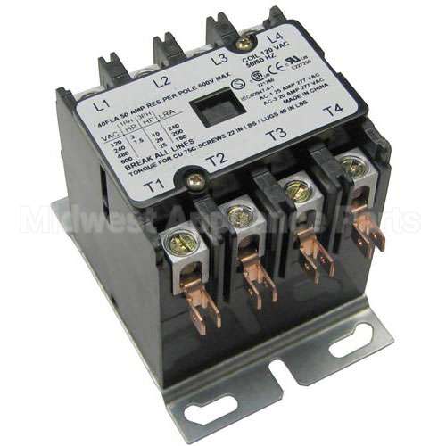 02.01.017 Compatible Hatco Contactor 4P 40/50A 120V
