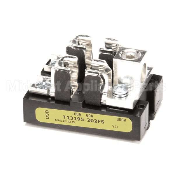 02.41.001.00 Compatible Hatco Fuse Block 60A 300V 2P 2/0 Lug