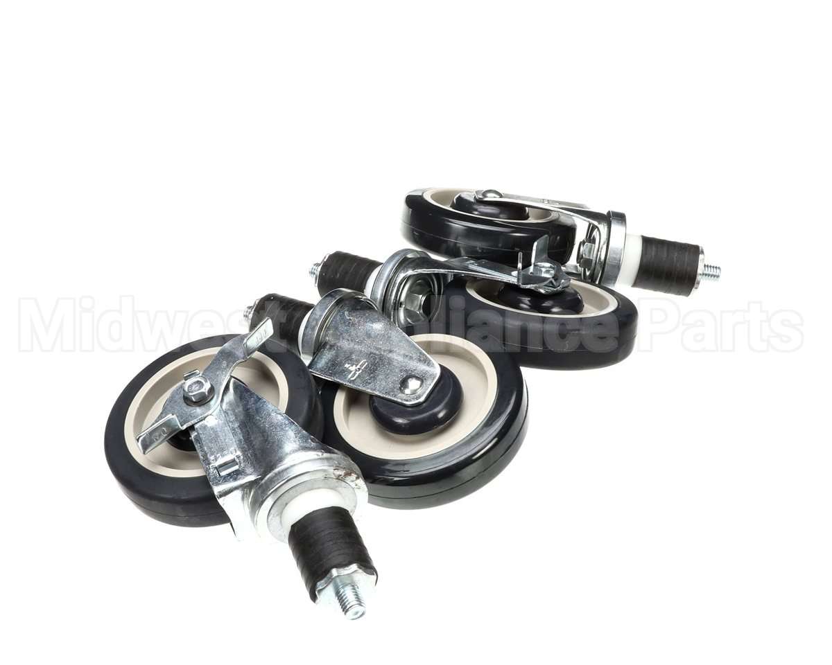 0250500 Town Food Service Casters Set Of 4 5 Dia. (2 W & 2 Wo B