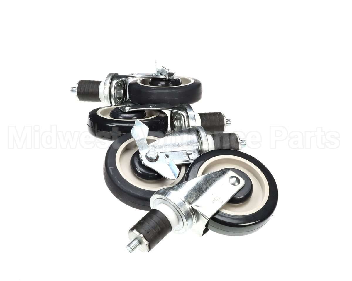 0250500 Town Food Service Casters Set Of 4 5 Dia. (2 W & 2 Wo B