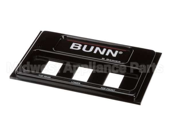 02610.0012 Bunn Front End Cap Assembly, Blk Pour-O