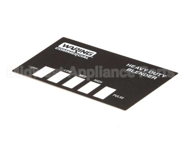 026724 Waring Name Plate