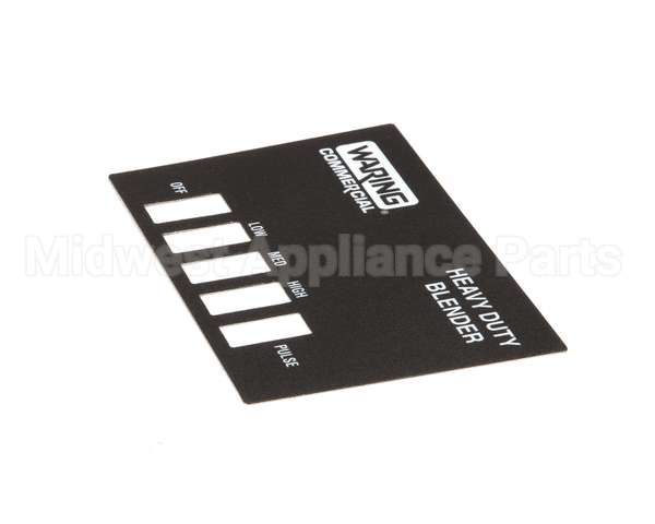 026724 Waring Name Plate